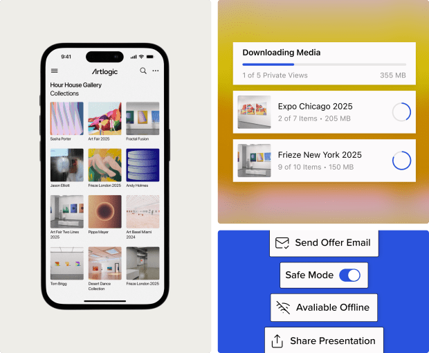 Artlogic sales app for galleries