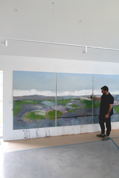 The Living Mountain I am sitting in Richard Hearns' studio in the Burren in County Clare. Before me are the...