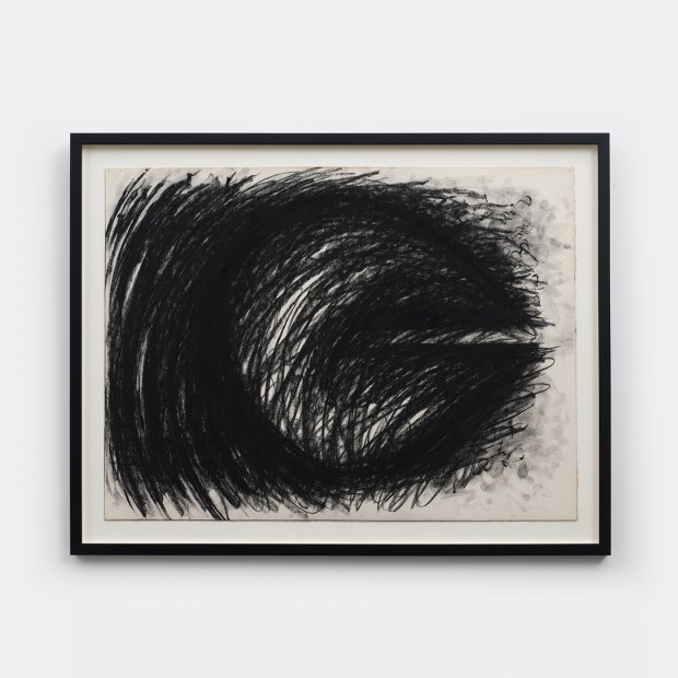 Judith Bernstein HORIZONTAL, 1977 charcoal on paper 24 3/4 x 33 inches 62.9 x 83.8 cm
