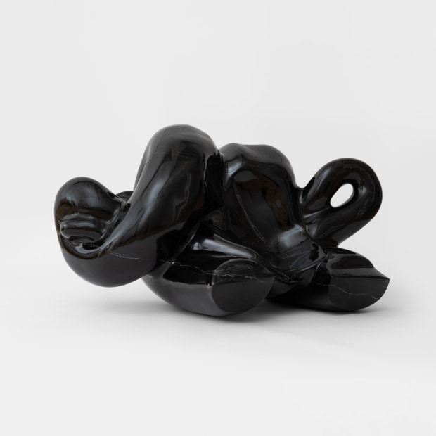 Alma Allen Not Yet Titled, 2024 marble 22 3/4 x 41 x 30 1/2 inches 57.8 x 104.1 x 77.5...