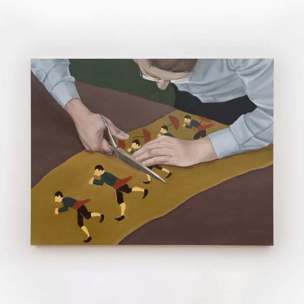 Lyn Liu The loss of umbrella, 2024 oil on linen 50 x 65 inches 127 x 165.1 cm