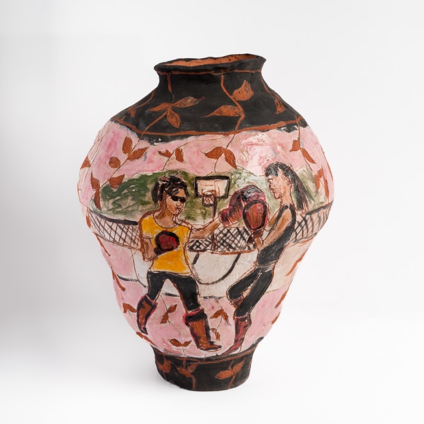 Jennifer Rochlin Glassell Park, 2023 glazed ceramic 23 x 17 x 18 inches 58.4 x 43.2 x 45.7 cm