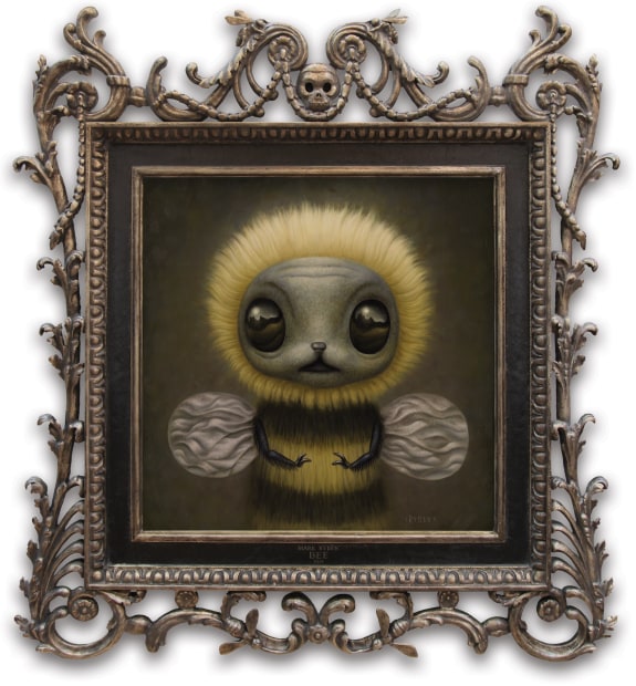 Mark Ryden Bee (#144), 2019 oil on panel and hand-carved wood frame 20 x 20 inches 50.8 x 50.8 cm...