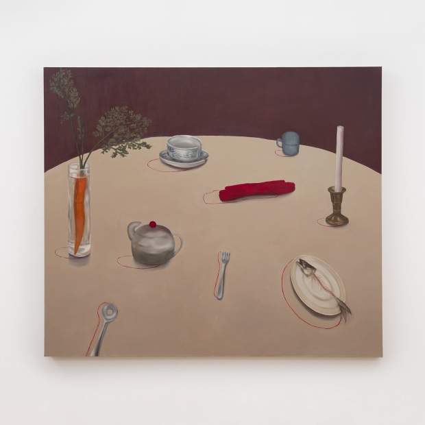 Lyn Liu Inutilities, 2024 oil on linen 60 x 70 inches 152.4 x 177.8 cm