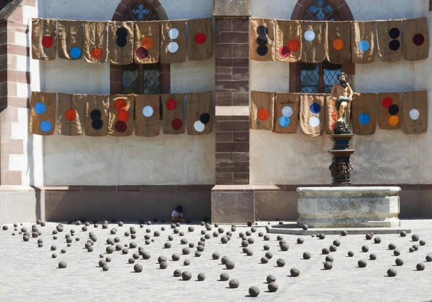 While Sodi creates his paintings in his studio in New York, his sculptural practice takes a wider turn toward the...