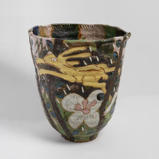 Karin Gulbran End of Summer, 2023 ceramic 29 5/8 x 26 3/8 x 26 3/8 inches 75.2 x 67 x...