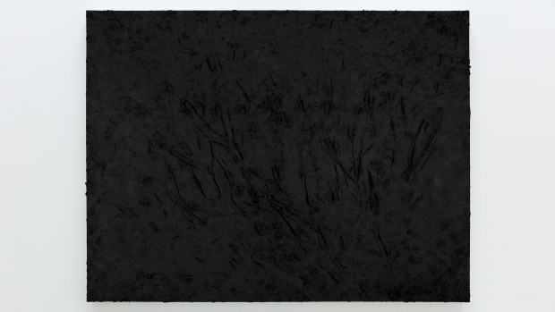 Bosco Sodi Vers l'Espagne, 7, 2019 mixed media on canvas 105 1/2 x 138 5/8 inches 268 x 352 cm