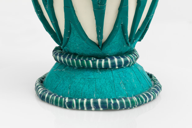 Daniel Gordon Turquoise Vase, 2023 mixed media 24 x 10 inches 61 x 25.4 cm