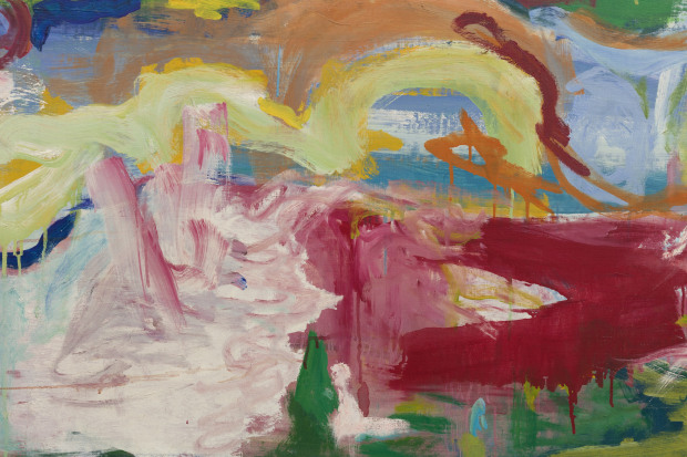 Jane Freilicher Montego Bay, 1959–61 oil on linen 68 1/2 x 61 3/4 inches 174 x 156.8 cm
