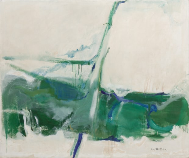 Jane Freilicher Near the Sea, 1959–60 oil on linen 72 x 86 inches 182.9 x 218.4 cm
