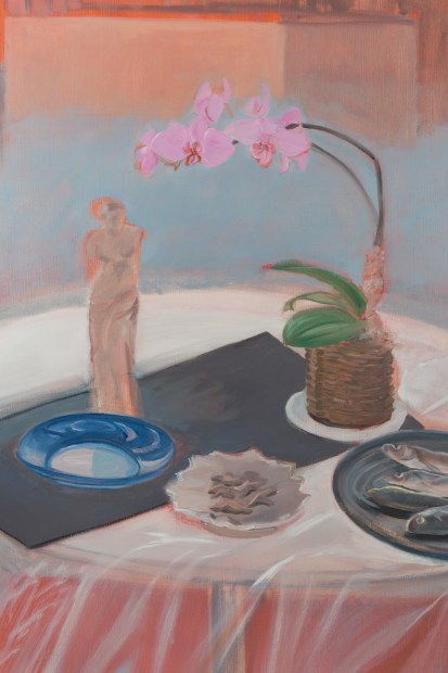 Jane Freilicher Parts of a World, 1987 oil on linen 68 1/2 x 53 inches, 174 x 134.6 cm