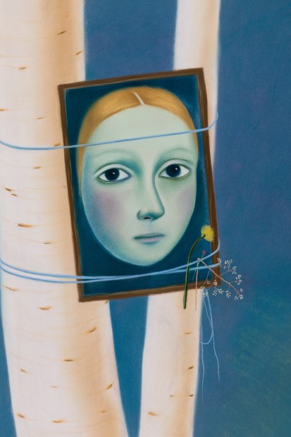 Sara Anstis The Visit, 2022 soft pastel on paper 60 1/4 x 60 1/4 inches 153 x 153 cm
