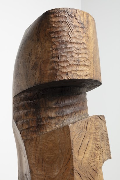 JB Blunk Presence, 1969-1972 carved eucalyptus 85 x 22 x 20 inches 215.9 x 55.9 x 50.8 cm