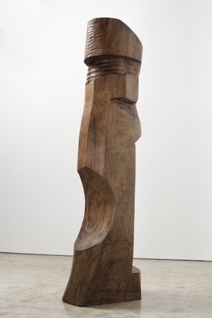 JB Blunk Presence, 1969-1972 carved eucalyptus 85 x 22 x 20 inches 215.9 x 55.9 x 50.8 cm