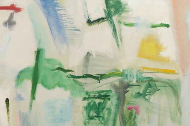 Jane Freilicher Untitled (Mecox Bay and Field), c. 1958 oil on linen 69 1/2 x 72 1/4 inches 176.5 x...
