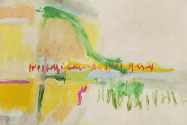 Jane Freilicher Untitled (Mecox Bay and Field), c. 1958 oil on linen 69 1/2 x 72 1/4 inches 176.5 x...