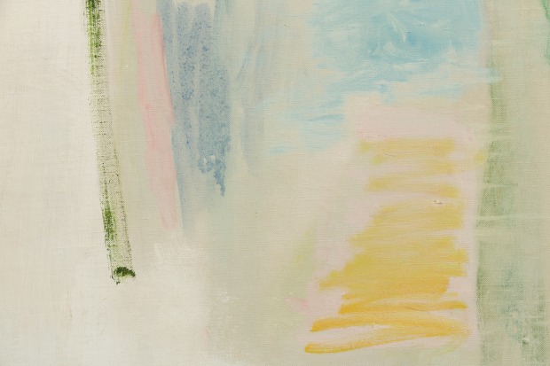 Jane Freilicher Untitled (Mecox Bay and Field), c. 1958 oil on linen 69 1/2 x 72 1/4 inches 176.5 x...