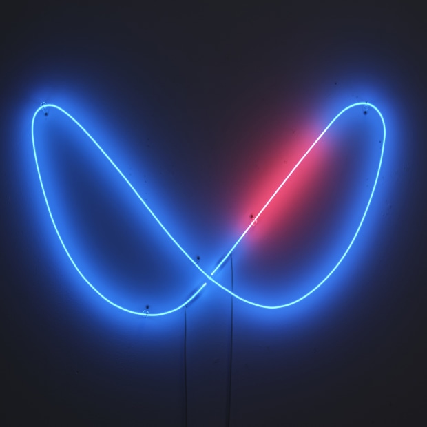 Roberta Gigante, Untitled (Lissajous), 2022, neon, 52 x 100 x 6 cm, edition of 7 plus 2 AP