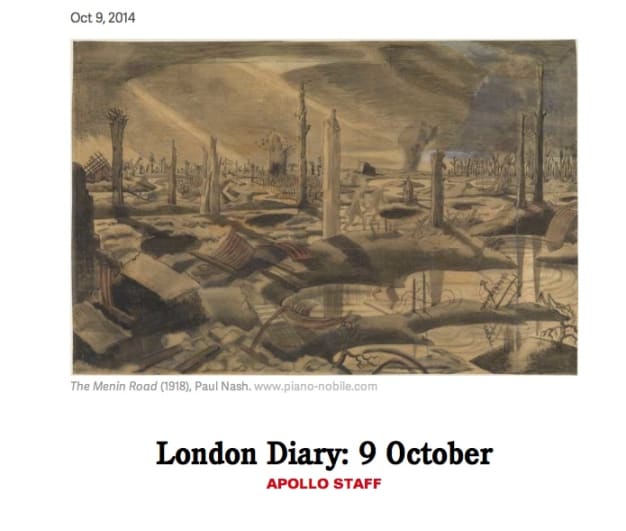 Paul Nash in Apollo Magazine