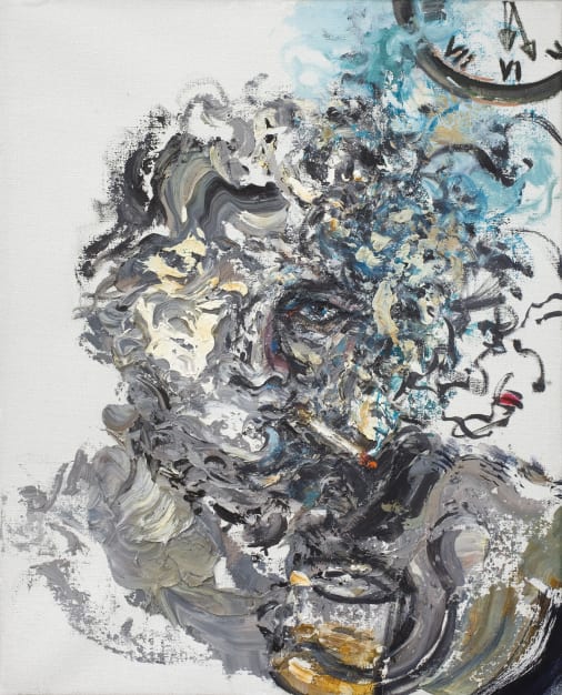 Maggi Hambling, Self-Portrait, 2011, Oil on canvas, 53 x 43 cm, The Ruth Borchard Collection