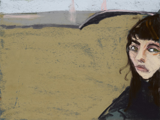 Chantal Joffe, Esme by the Seine, 2018