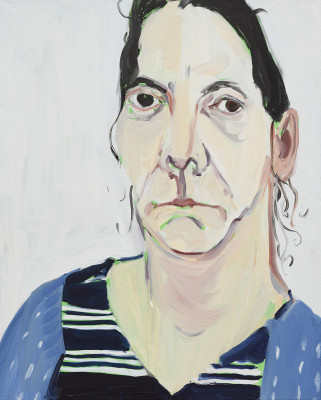 Chantal Joffe, Self-Portrait II, January, 2018