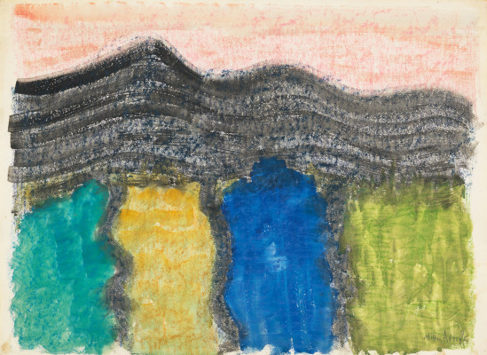 Milton Avery, Mountain and Trees, 1954