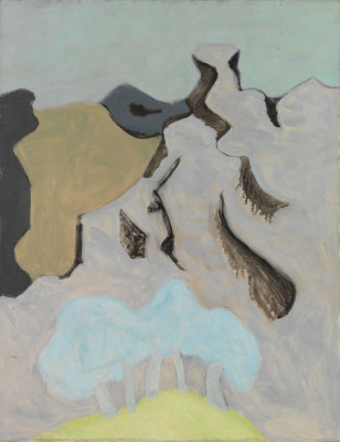 Milton Avery, French Landscape, 1953