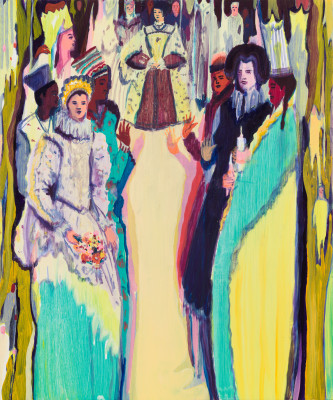 Jules de Balincourt, If Queens Ruled, 2017