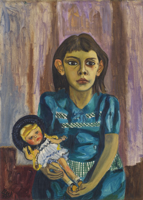 Alice Neel, Julie and the Doll, 1943