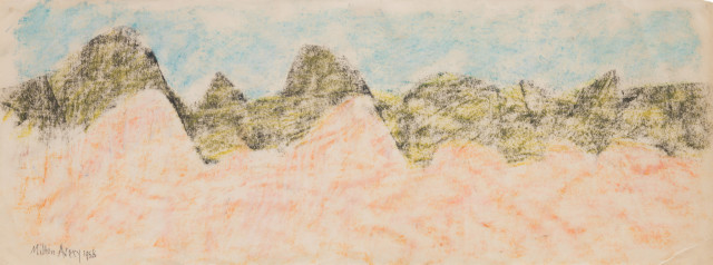 Milton Avery, Wavy Dunes, 1958