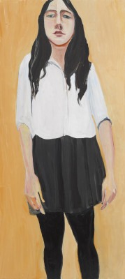 Chantal Joffe, Esme in Her School Uniform, 2019