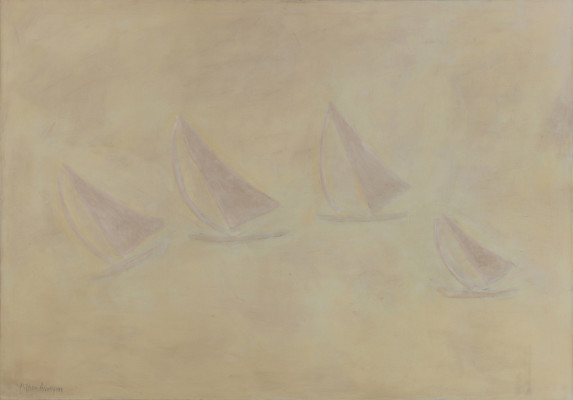 Milton Avery, Yacht Race in Fog, 1959