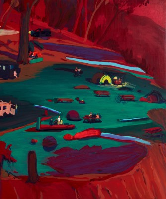 Jules de Balincourt, Cliff Dwellers, 2016