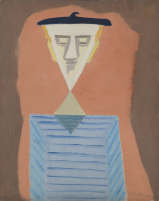 Milton Avery, Angular Self-Portrait, 1950