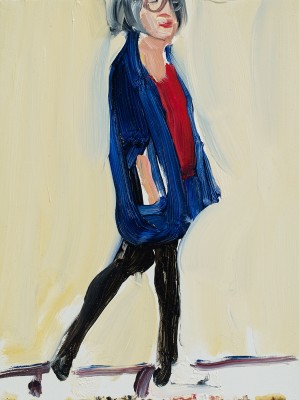 Chantal Joffe, Portrait of Rose Wylie, 2015
