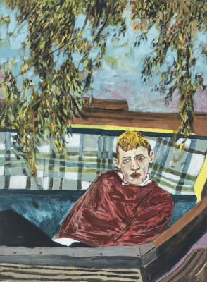 Hernan Bas, All Quiet on the Cam, 2017
