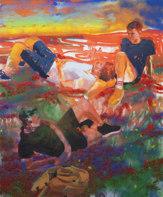 Doron Langberg, Kyle, Robert, and James, 2019