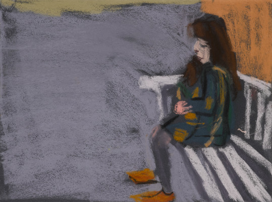 Chantal Joffe, Esme in Edinburgh, 2018