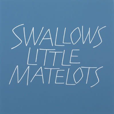 Ian Hamilton Finlay, Swallows Little Matelots, 1989