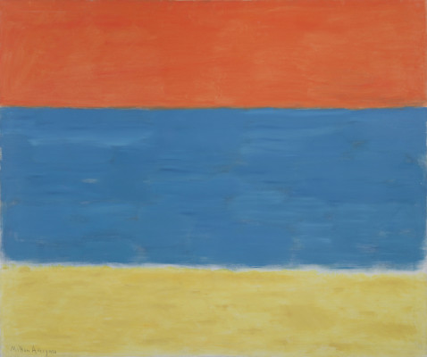 Milton Avery, Blue Sea, Red Sky, 1958