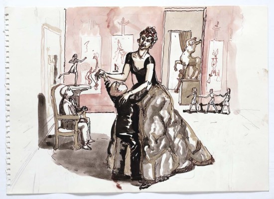 Paula Rego, Lady Diana and her boys III, 1991-92