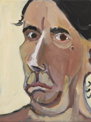 Chantal Joffe, Night Self-Portrait I, May, 2018