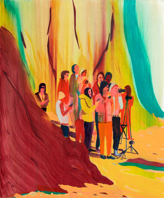Jules de Balincourt, Watchers, 2016