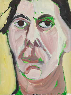 Chantal Joffe, Self-Portrait IV, August, 2018