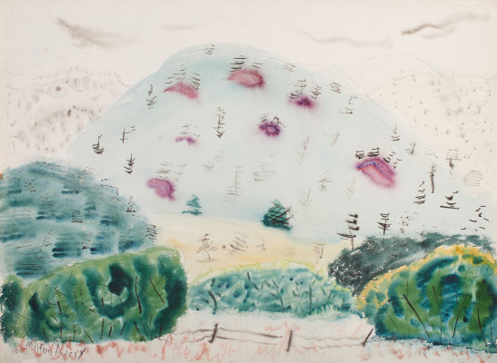 Milton Avery, Old Mountain, 1943