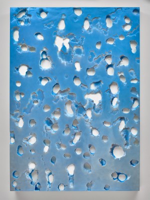 Doug Aitken, New Land (blue field/white holes III), 2015
