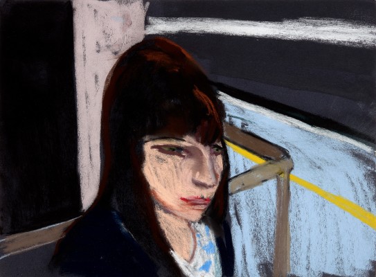 Chantal Joffe, Esme at the Station, 2016