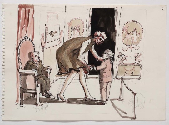 Paula Rego, Lady Diana and her boys I, 1991-92
