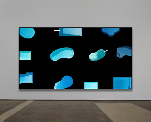 Doug Aitken, Futures Past (aerial pools), 2019